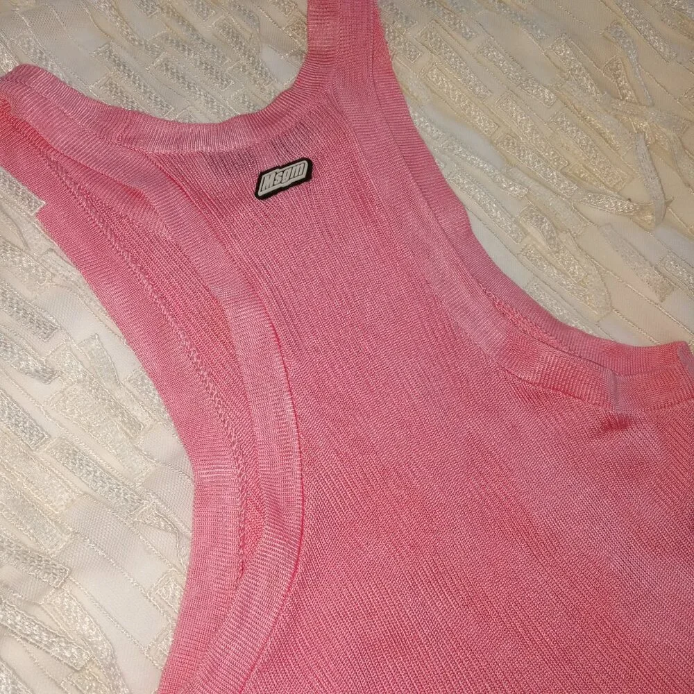 MSGM Razorback Tank Top - Picture 2 of 9